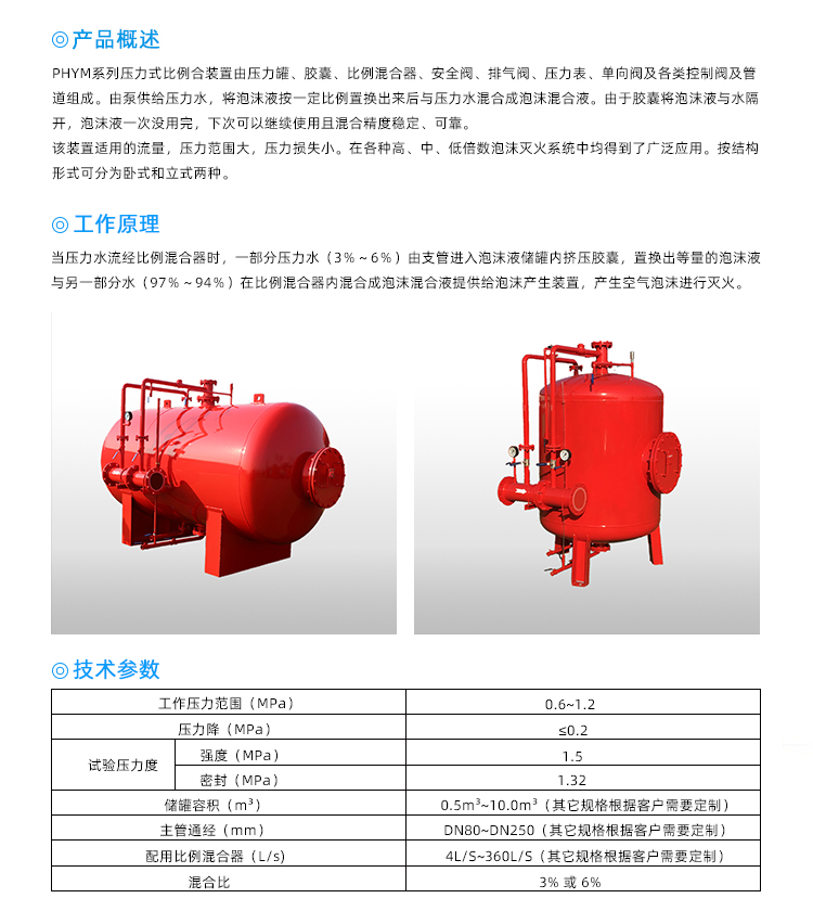 消防泡沫罐（卧式）